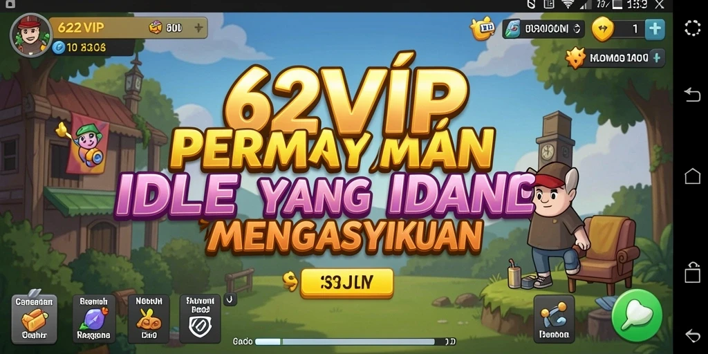 Tampilan gameplay 62VIP yang menarik dan menawan.