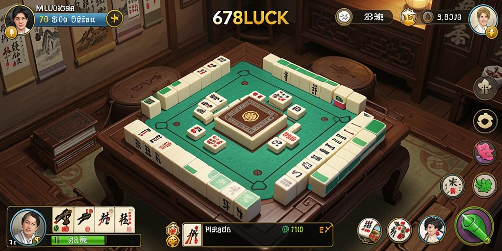 Tampilan gameplay seru dari 678LUCK saat bermain Mahjong.