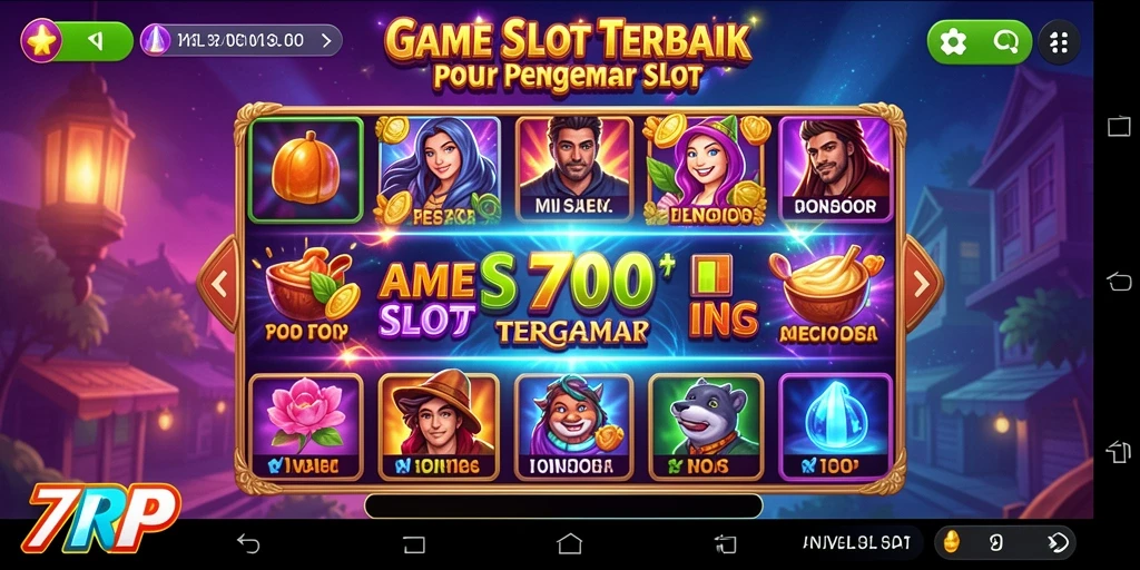 Tampilan gameplay menarik dari permainan slot 77RP
