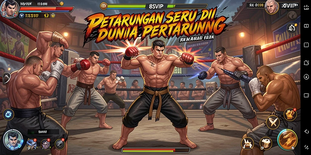 Gameplay seru dalam 8SVIP dengan pertarungan yang mendebarkan.