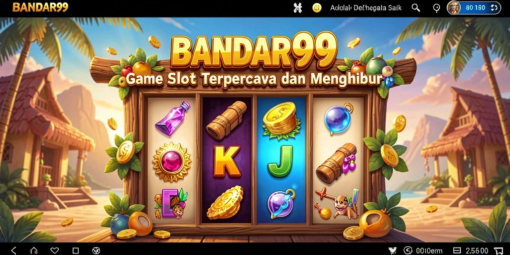 Tampilan gameplay menarik dari BANDAR99 dalam permainan Slot.