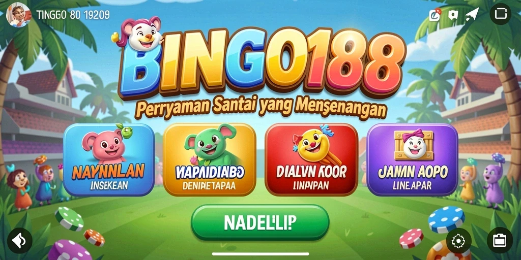 Screenshot BINGO188 menunjukkan gameplay yang seru dan interaktif.