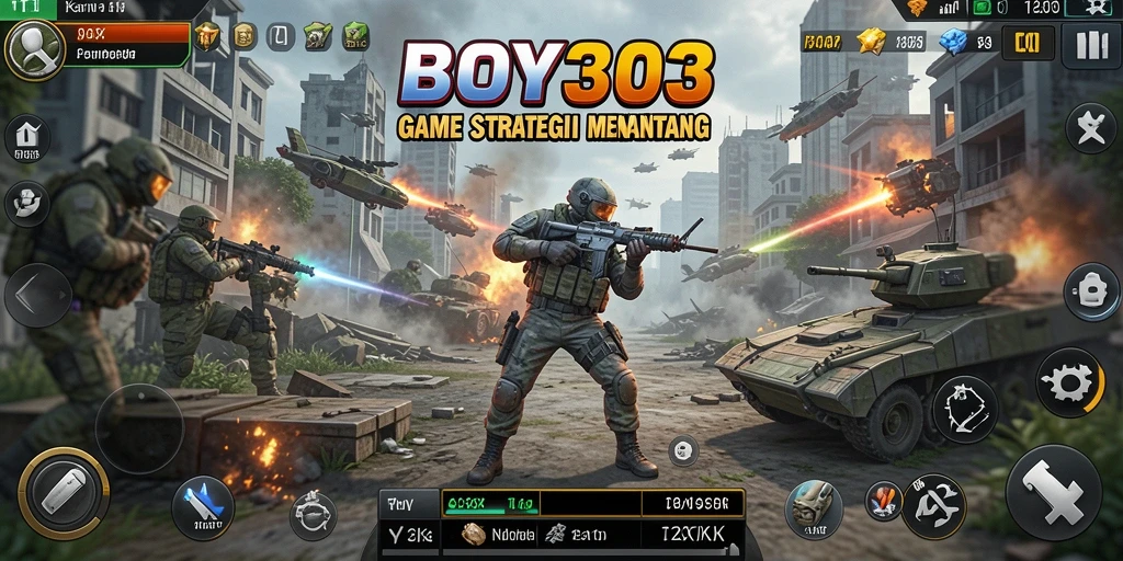 Tampilan gameplay BOY303 dengan elemen strategi yang menantang.