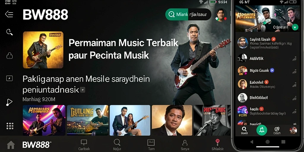 Tampilan gameplay yang menarik dan interaktif dari BW888 dengan musik yang beragam.