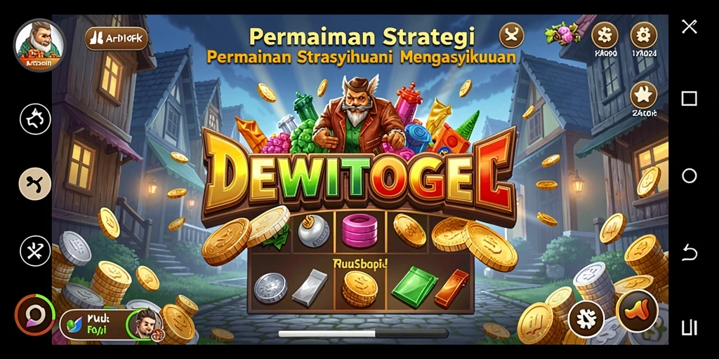 Tangkapan layar menampilkan aksi strategi seru di DEWITOGEL.