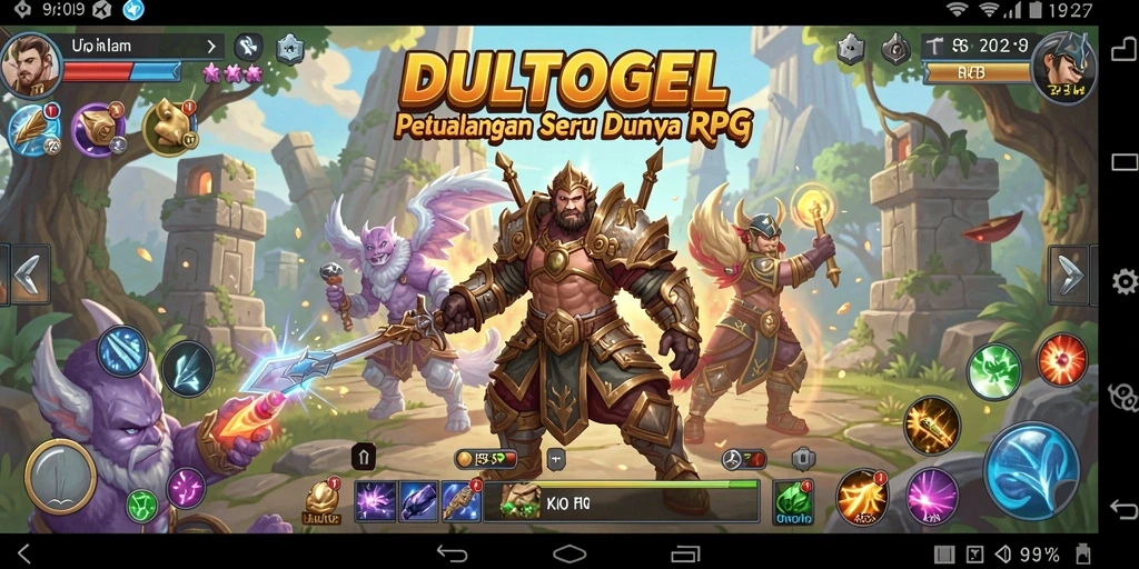 Tampilan menarik dari gameplay RPG DULTOGEL yang penuh petualangan.