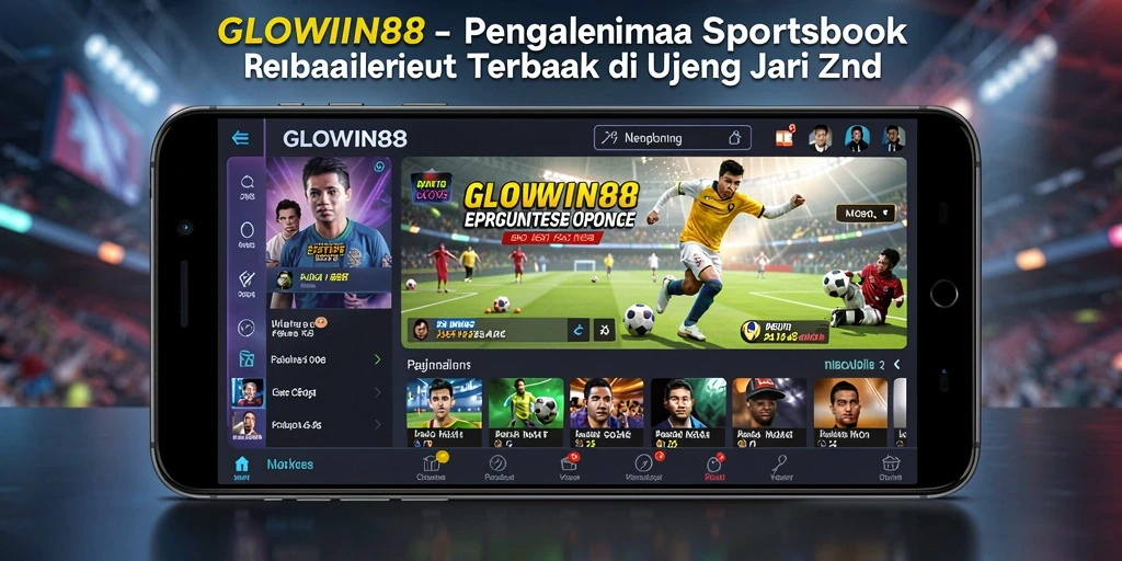 Tampilan gameplay interaktif GLOWIN88 dalam taruhan olahraga.