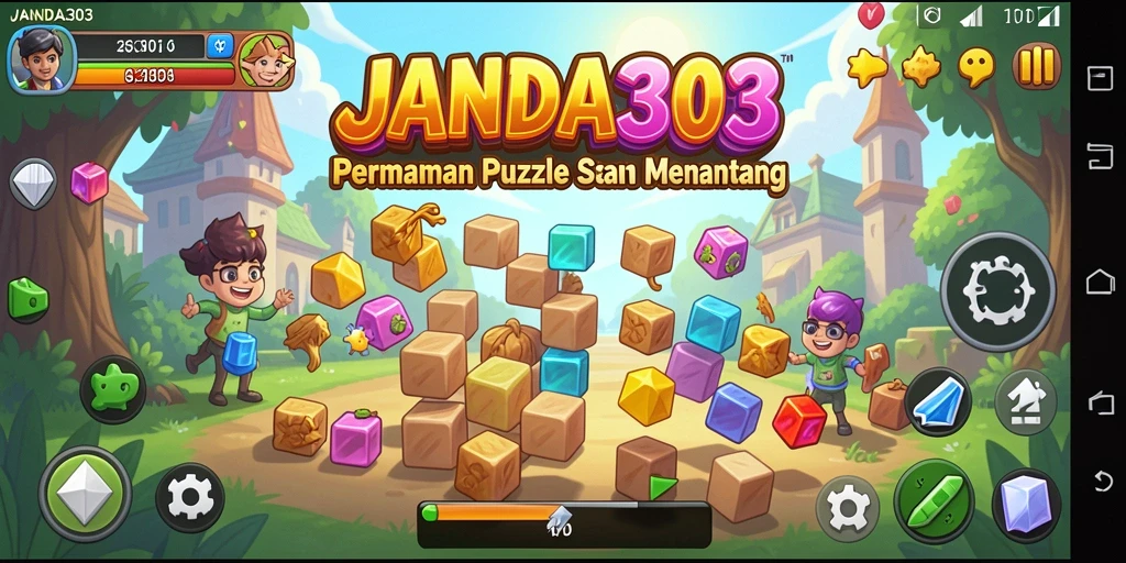 Tampilan gameplay JANDA303 yang menarik dan menantang.