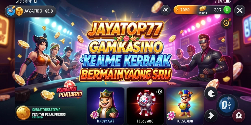 Tampilan gameplay Kasino yang menarik di JAYATOP77.
