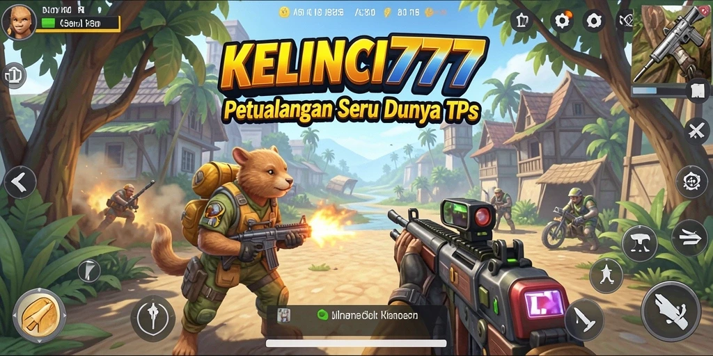 Menampilkan pertempuran intens dalam KELINCI777.
