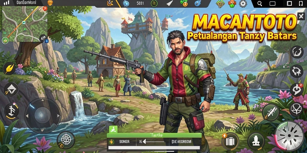 Tangkapan layar gameplay yang menunjukkan kebebasan eksplorasi di dunia terbuka.