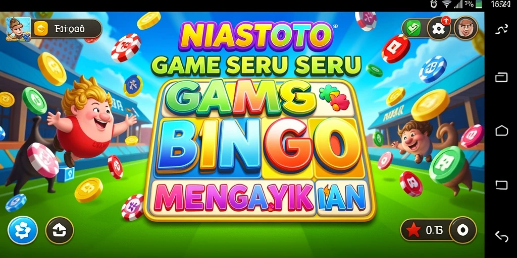 Tampilan gameplay seru NIASTOTO dengan aksi Bingo yang menarik.