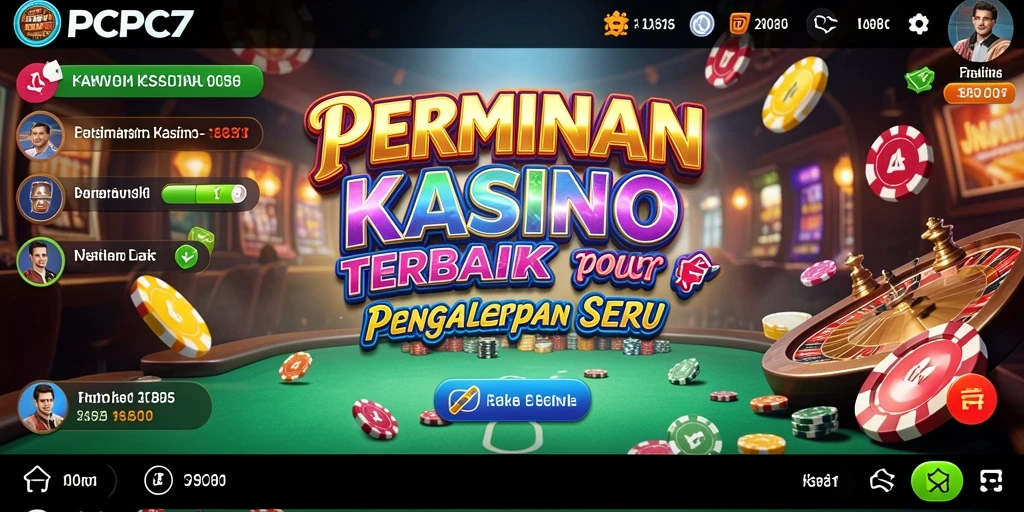 Tampilan gameplay yang seru dalam permainan Kasino PCPC7.