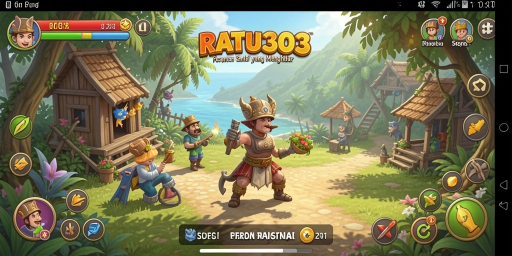 Screenshot gameplay yang menunjukkan keseruan bermain RATU303.