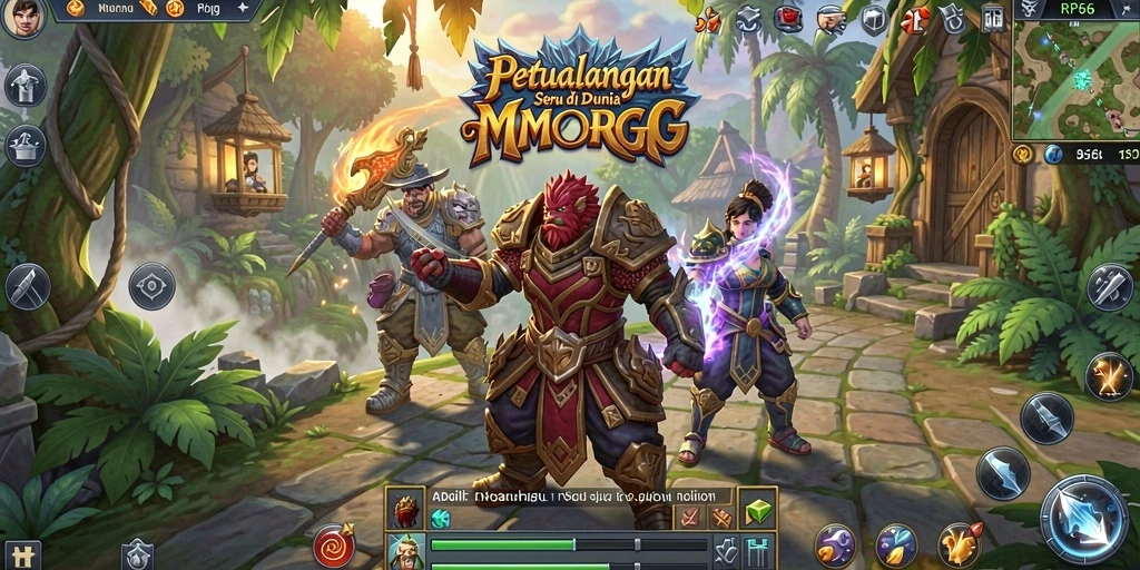 Gameplay menarik RP66 dalam dunia MMORPG yang mendebarkan.
