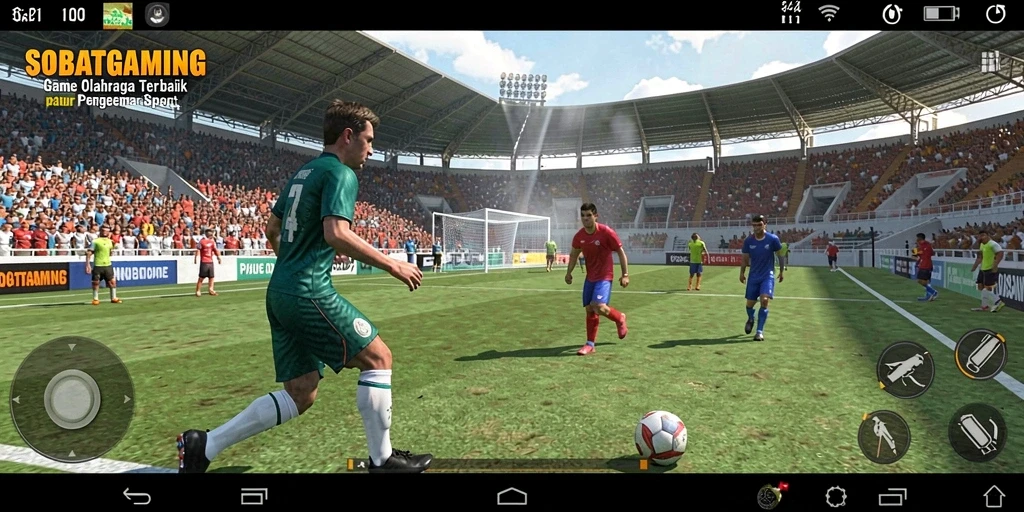 Tampilan gameplay seru dan kompetitif dalam SOBATGAMING.