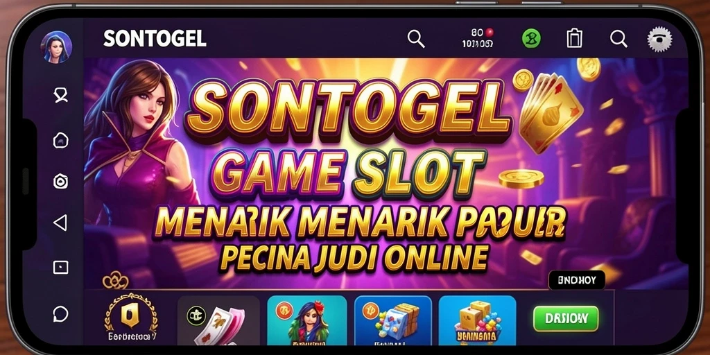 Tampilan gameplay Slot yang menarik dalam SONTOGEL.