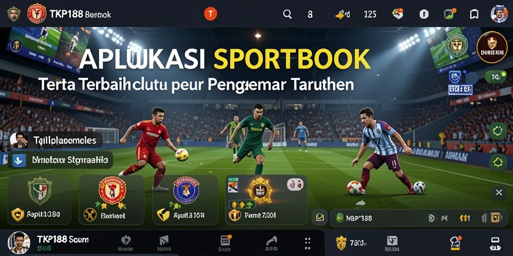 Tangkapan layar TKP188 menunjukkan antarmuka aplikasi Sportsbook yang menarik.